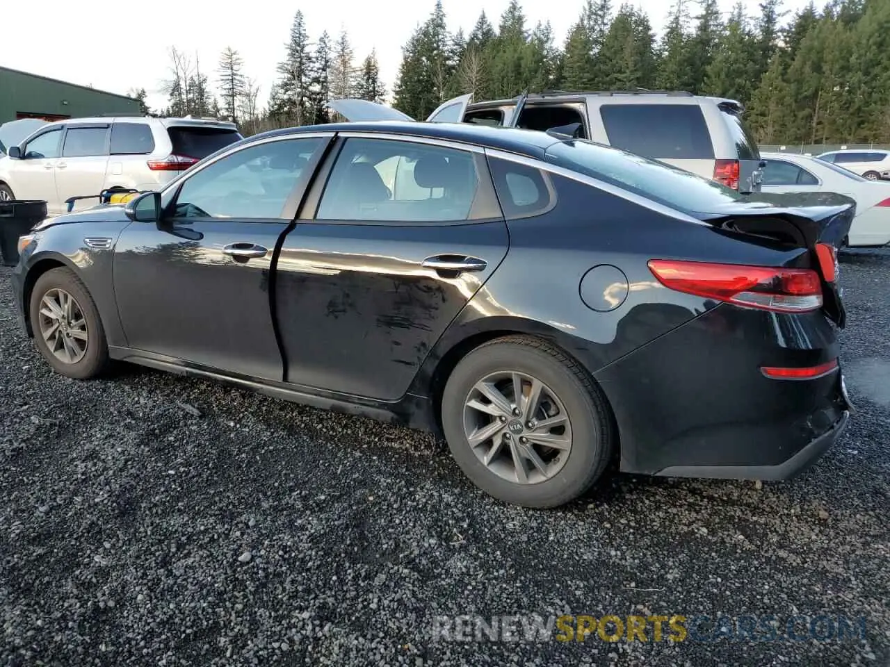2 Photograph of a damaged car 5XXGT4L37KG312949 KIA OPTIMA 2019