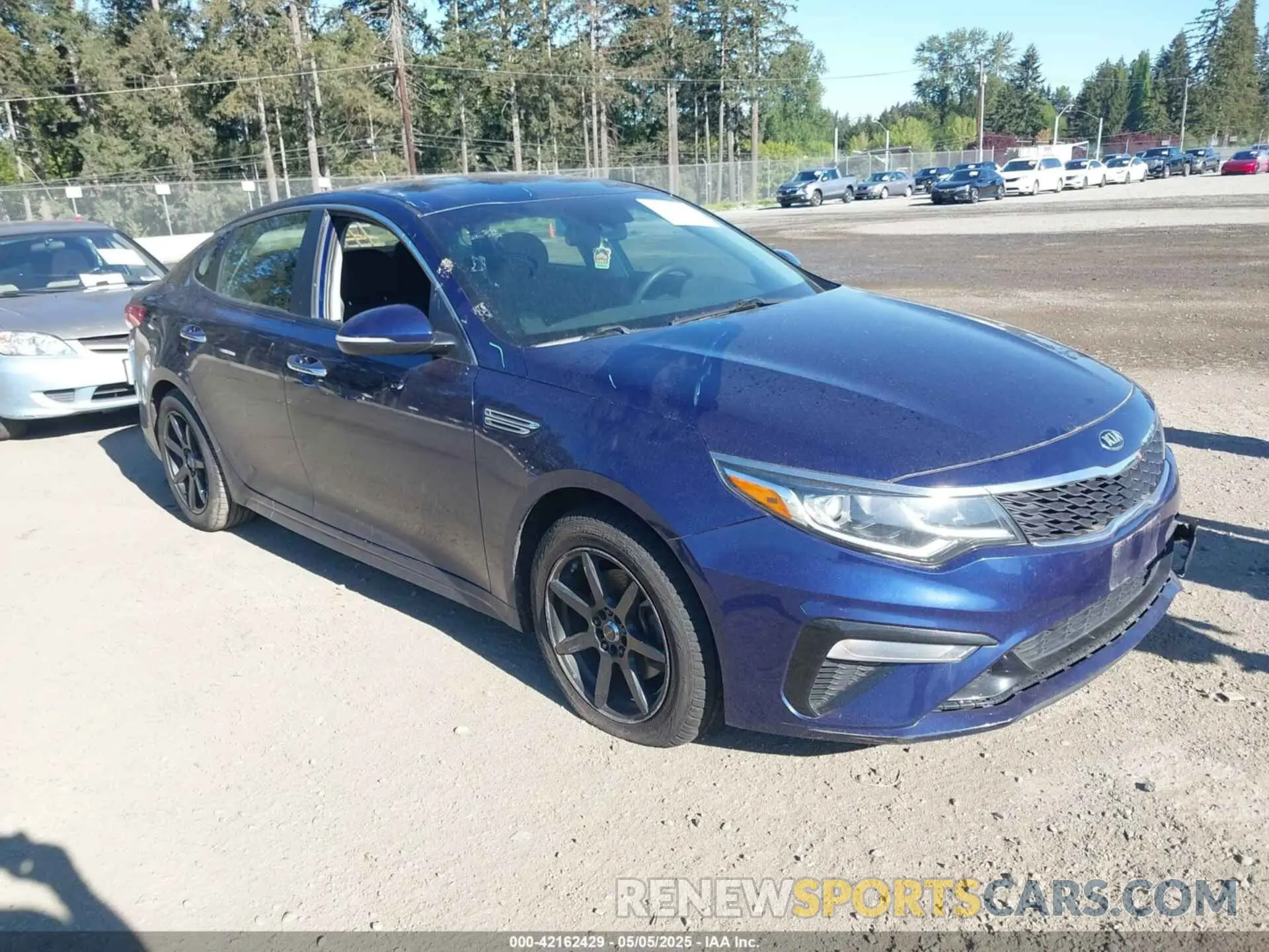 1 Photograph of a damaged car 5XXGT4L37KG321554 KIA OPTIMA 2019
