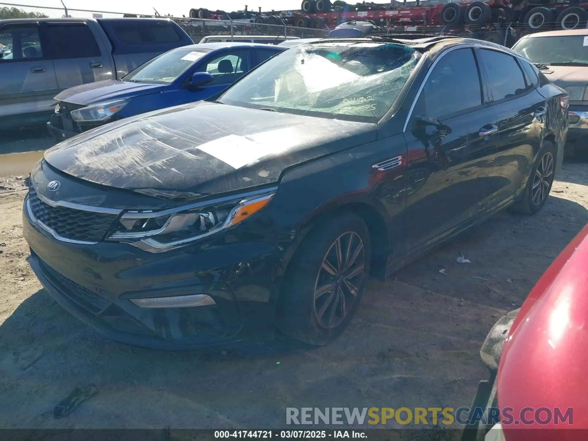 2 Photograph of a damaged car 5XXGT4L37KG321862 KIA OPTIMA 2019