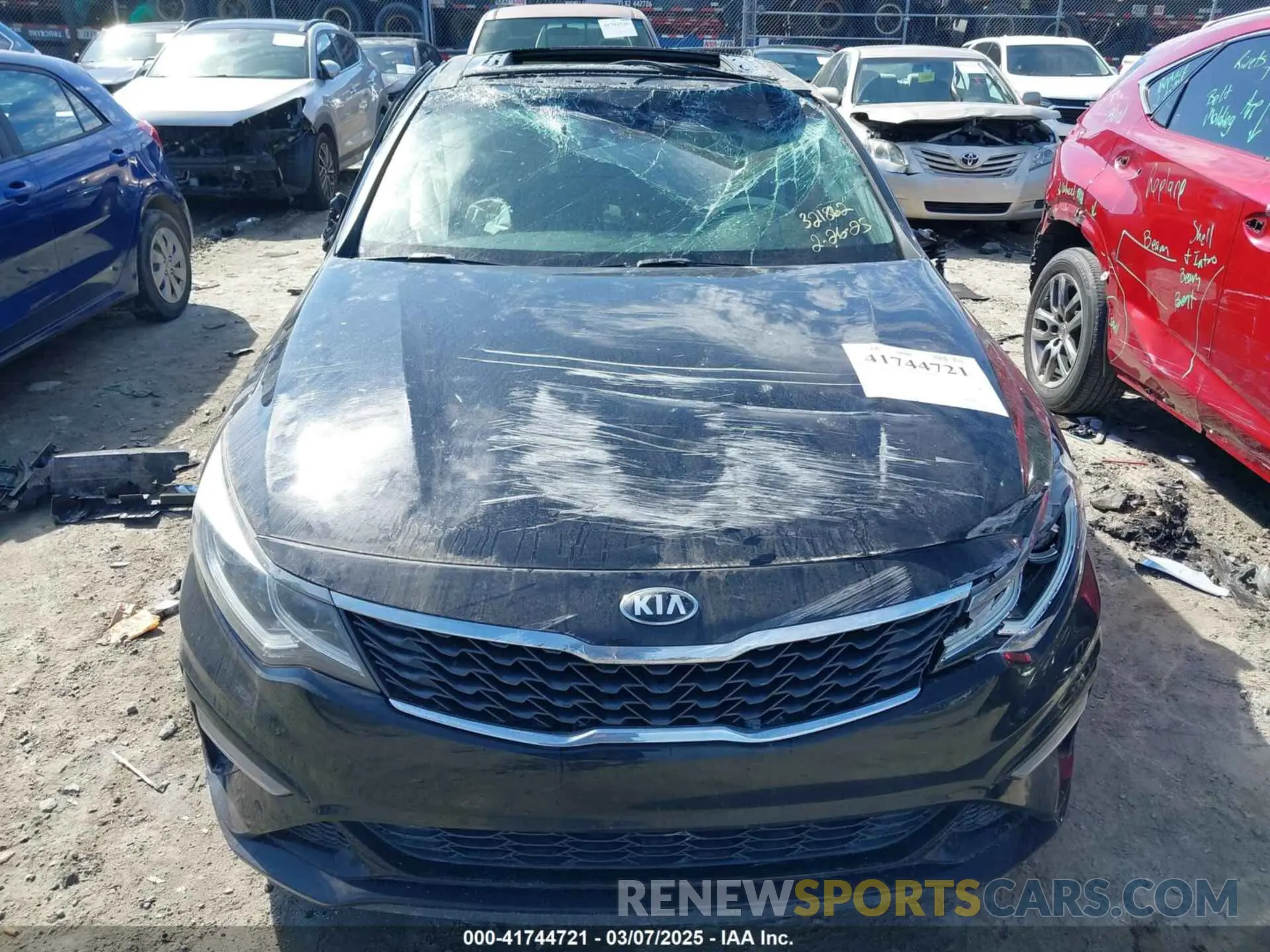 6 Photograph of a damaged car 5XXGT4L37KG321862 KIA OPTIMA 2019