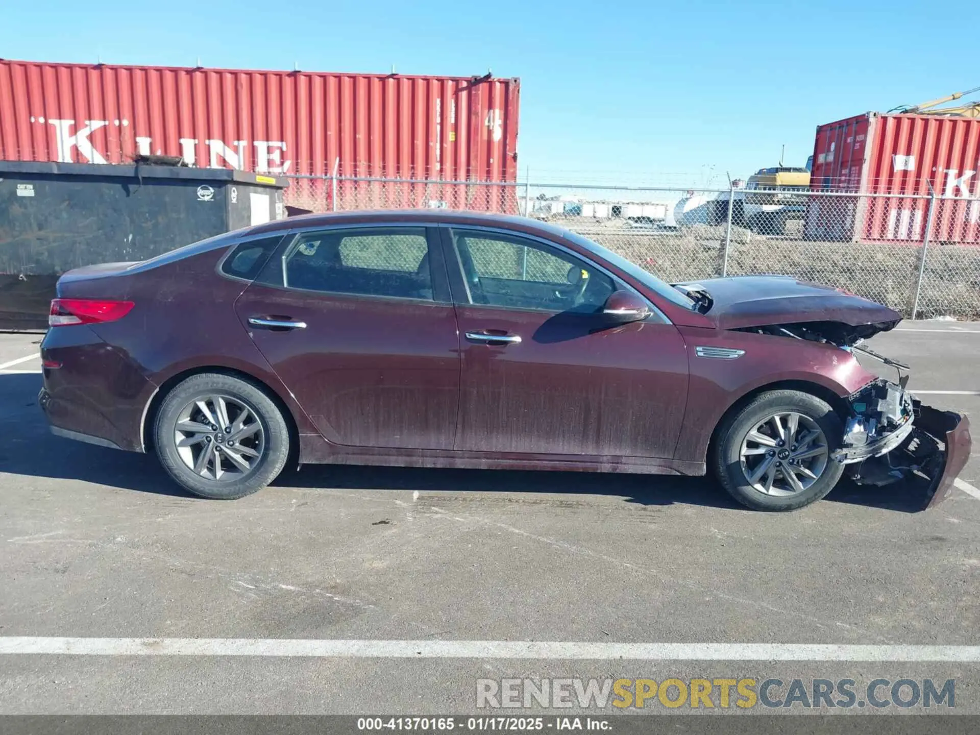 12 Photograph of a damaged car 5XXGT4L37KG333008 KIA OPTIMA 2019