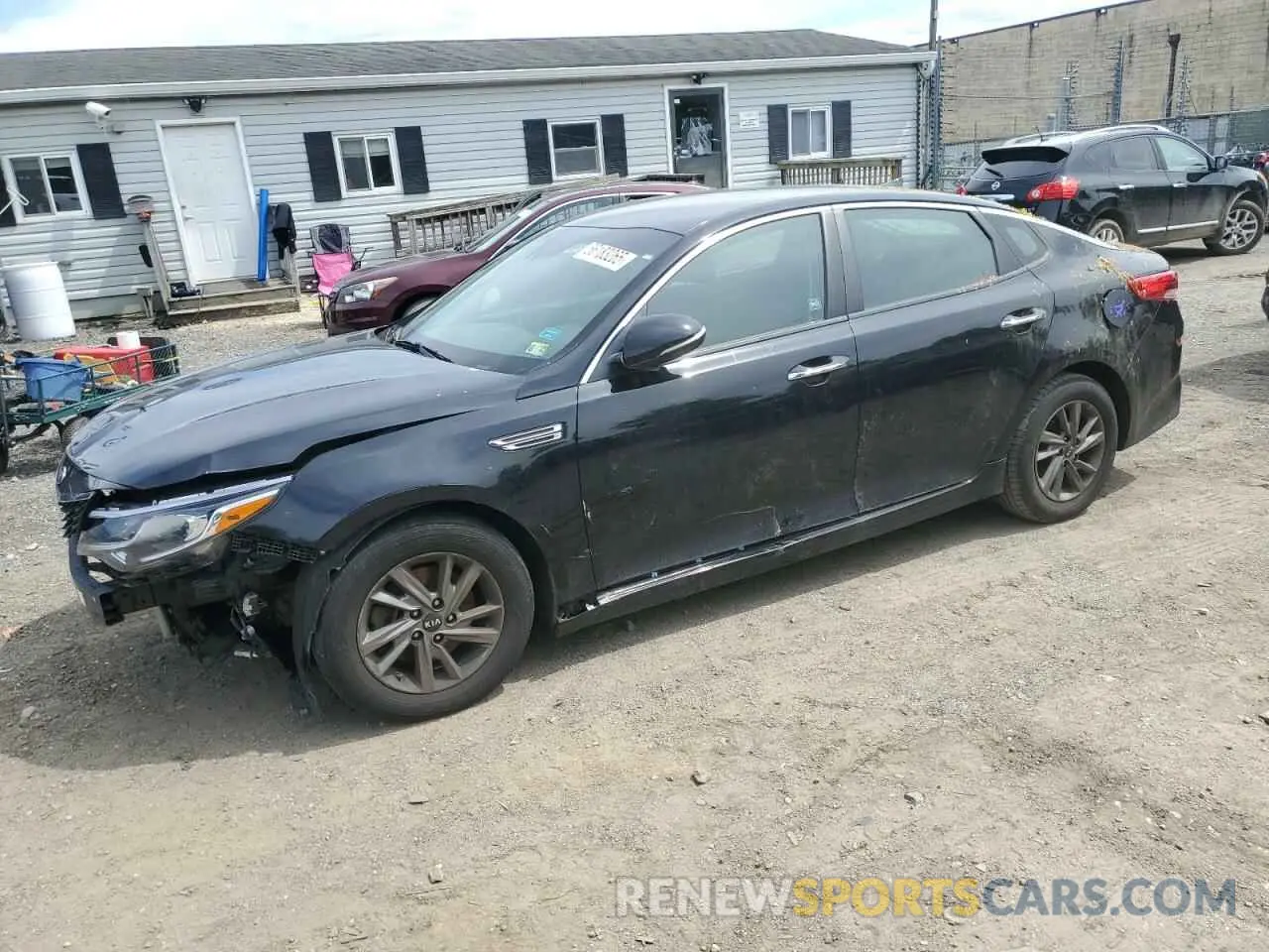 1 Photograph of a damaged car 5XXGT4L37KG344414 KIA OPTIMA 2019