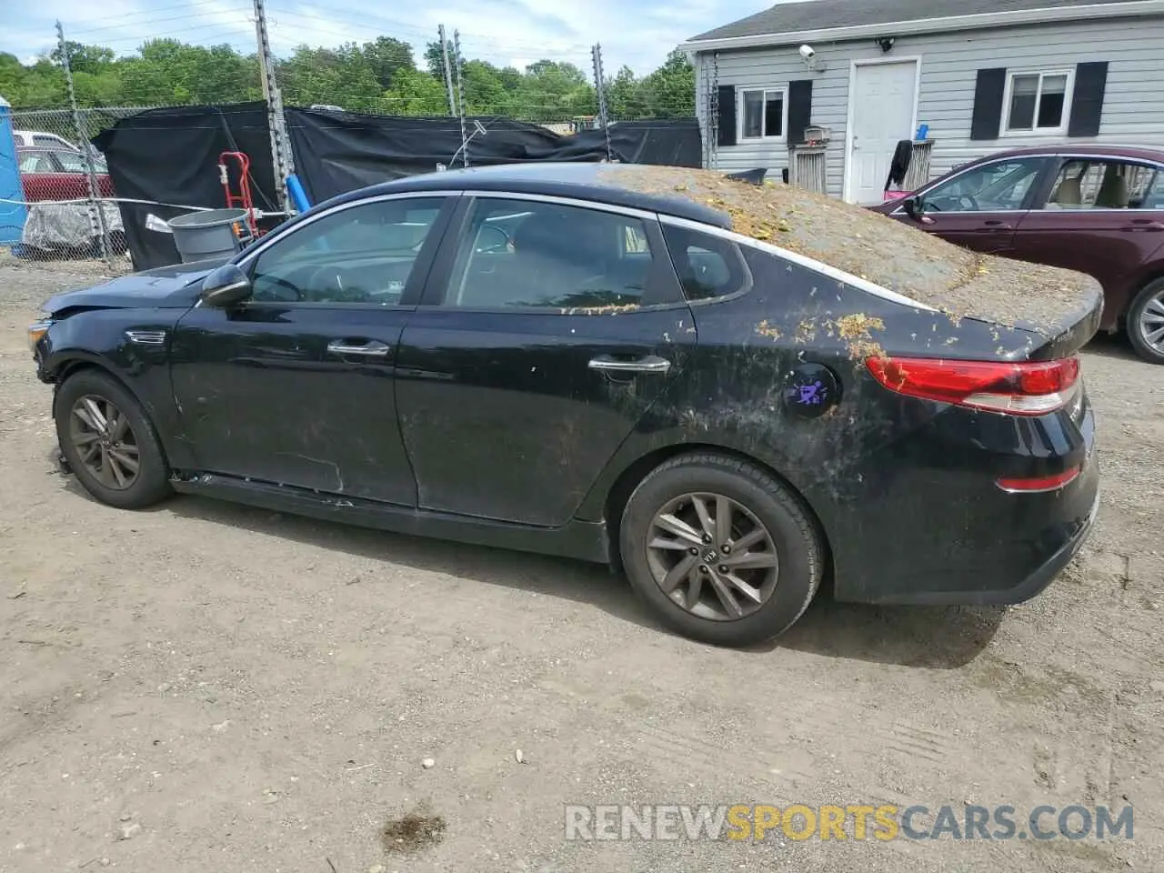 2 Photograph of a damaged car 5XXGT4L37KG344414 KIA OPTIMA 2019