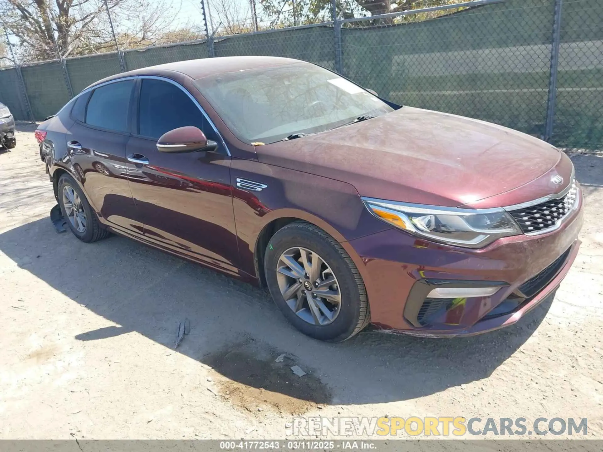 1 Photograph of a damaged car 5XXGT4L37KG347930 KIA OPTIMA 2019