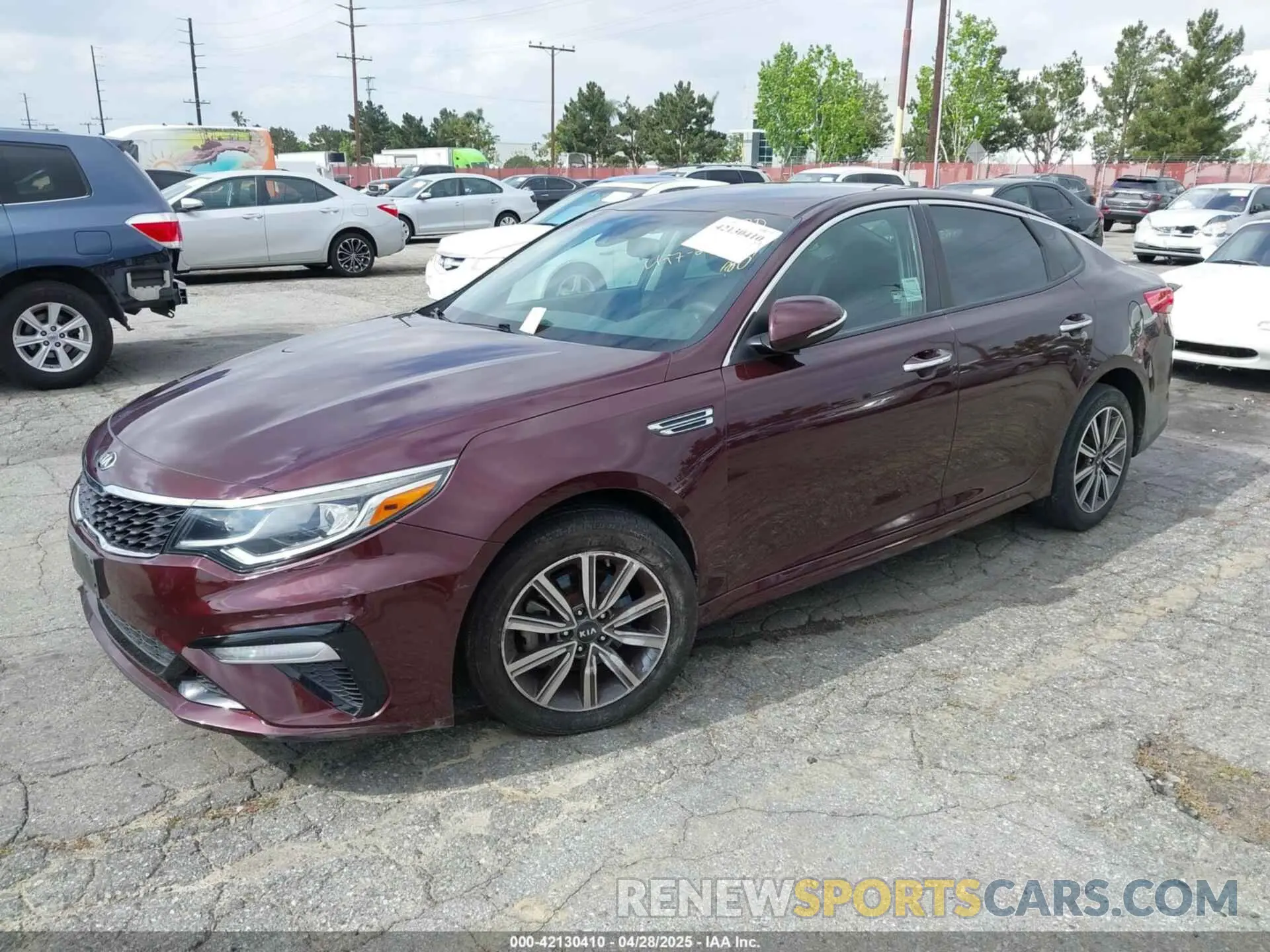 2 Photograph of a damaged car 5XXGT4L37KG354649 KIA OPTIMA 2019