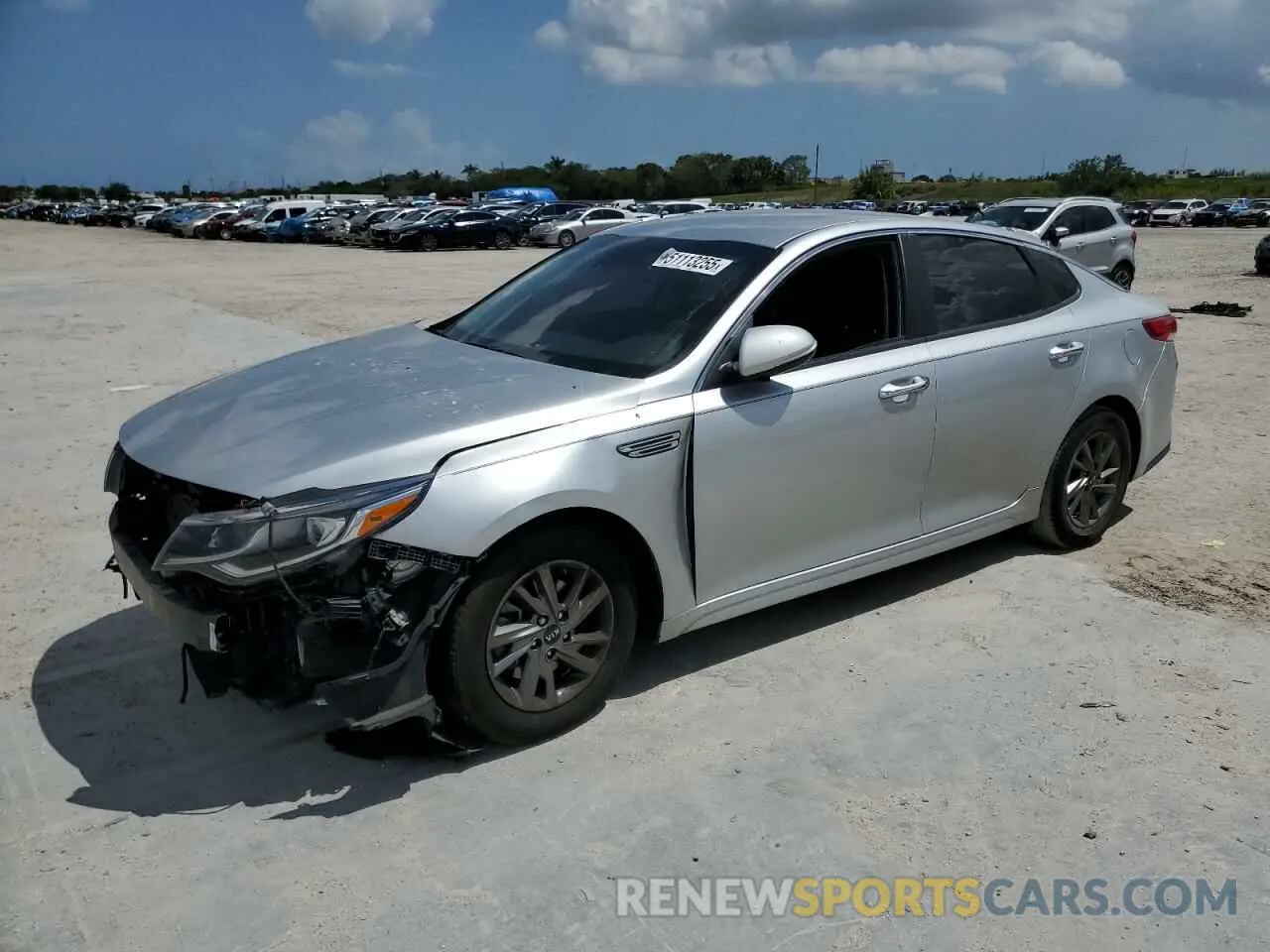 1 Photograph of a damaged car 5XXGT4L37KG358166 KIA OPTIMA 2019