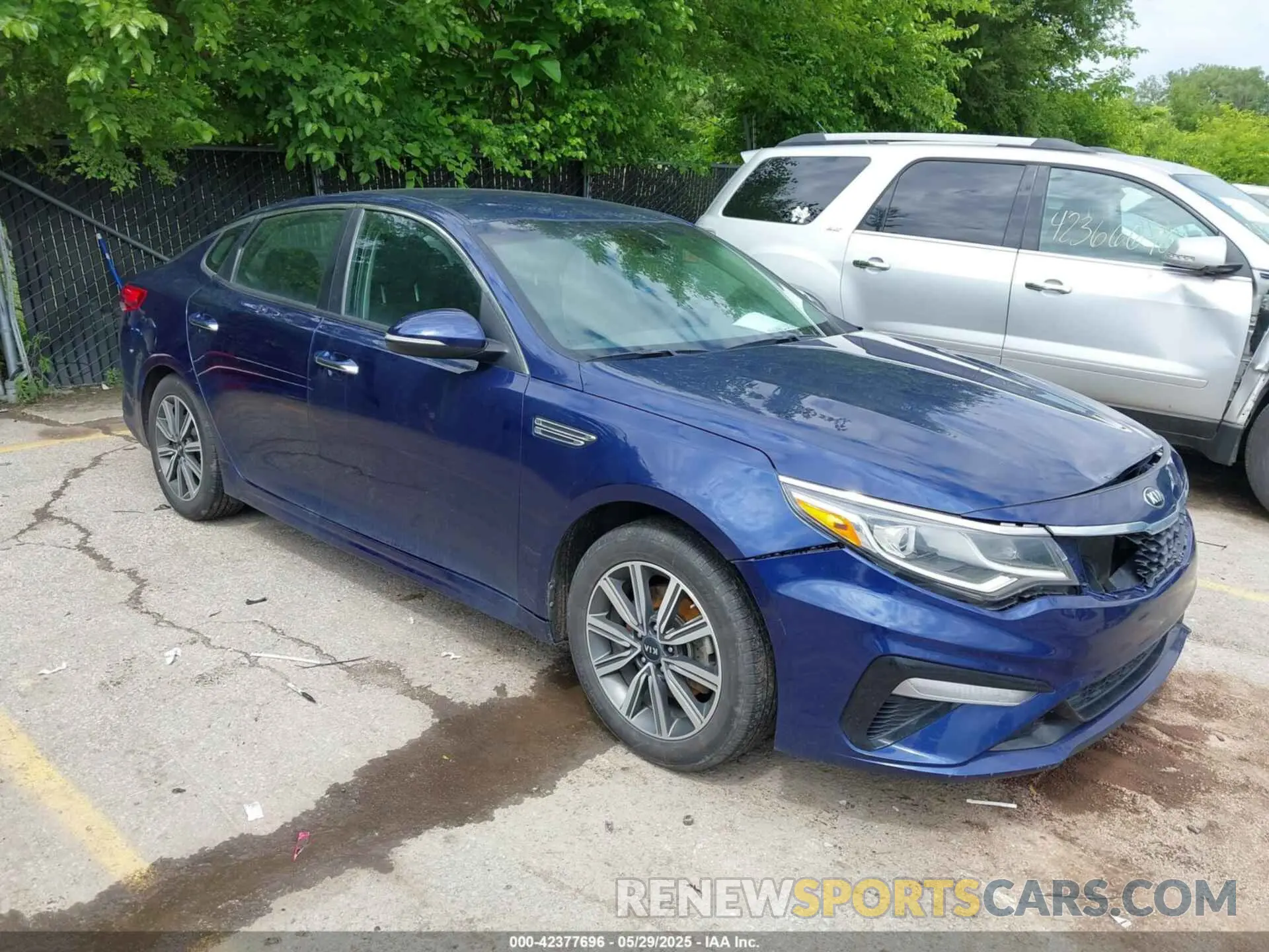 1 Photograph of a damaged car 5XXGT4L37KG362816 KIA OPTIMA 2019