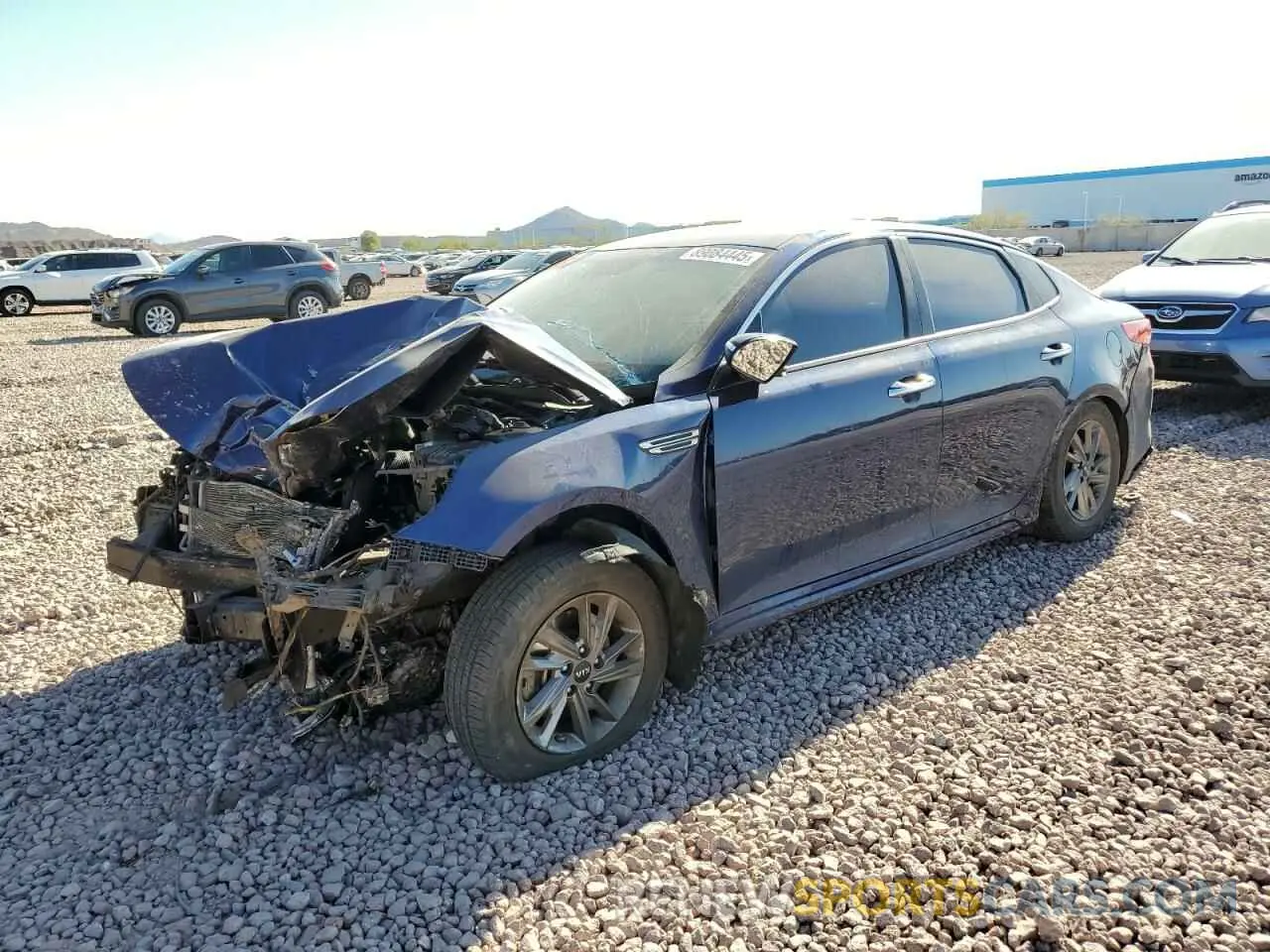 1 Photograph of a damaged car 5XXGT4L37KG365120 KIA OPTIMA 2019