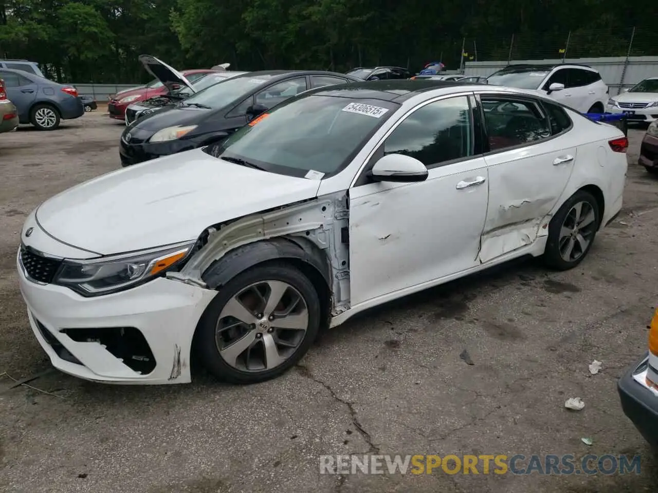 1 Photograph of a damaged car 5XXGT4L37KG377641 KIA OPTIMA 2019