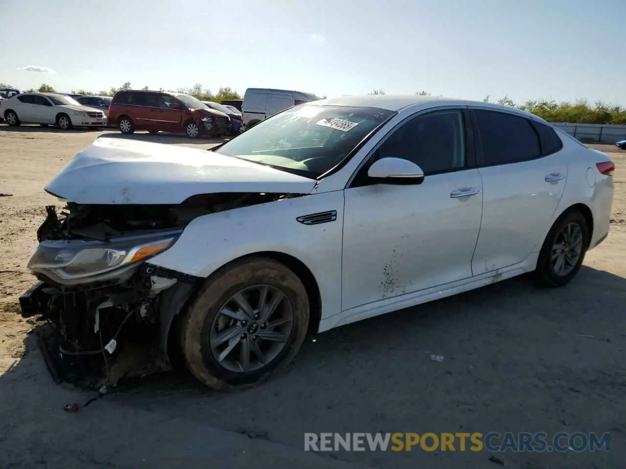 1 Photograph of a damaged car 5XXGT4L38KG281551 KIA OPTIMA 2019
