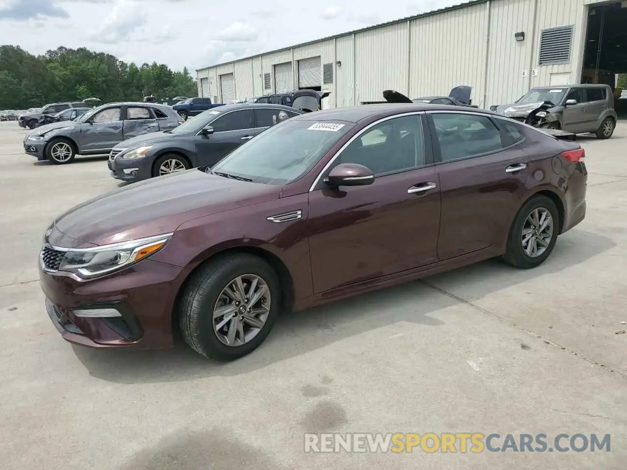 1 Photograph of a damaged car 5XXGT4L38KG281677 KIA OPTIMA 2019