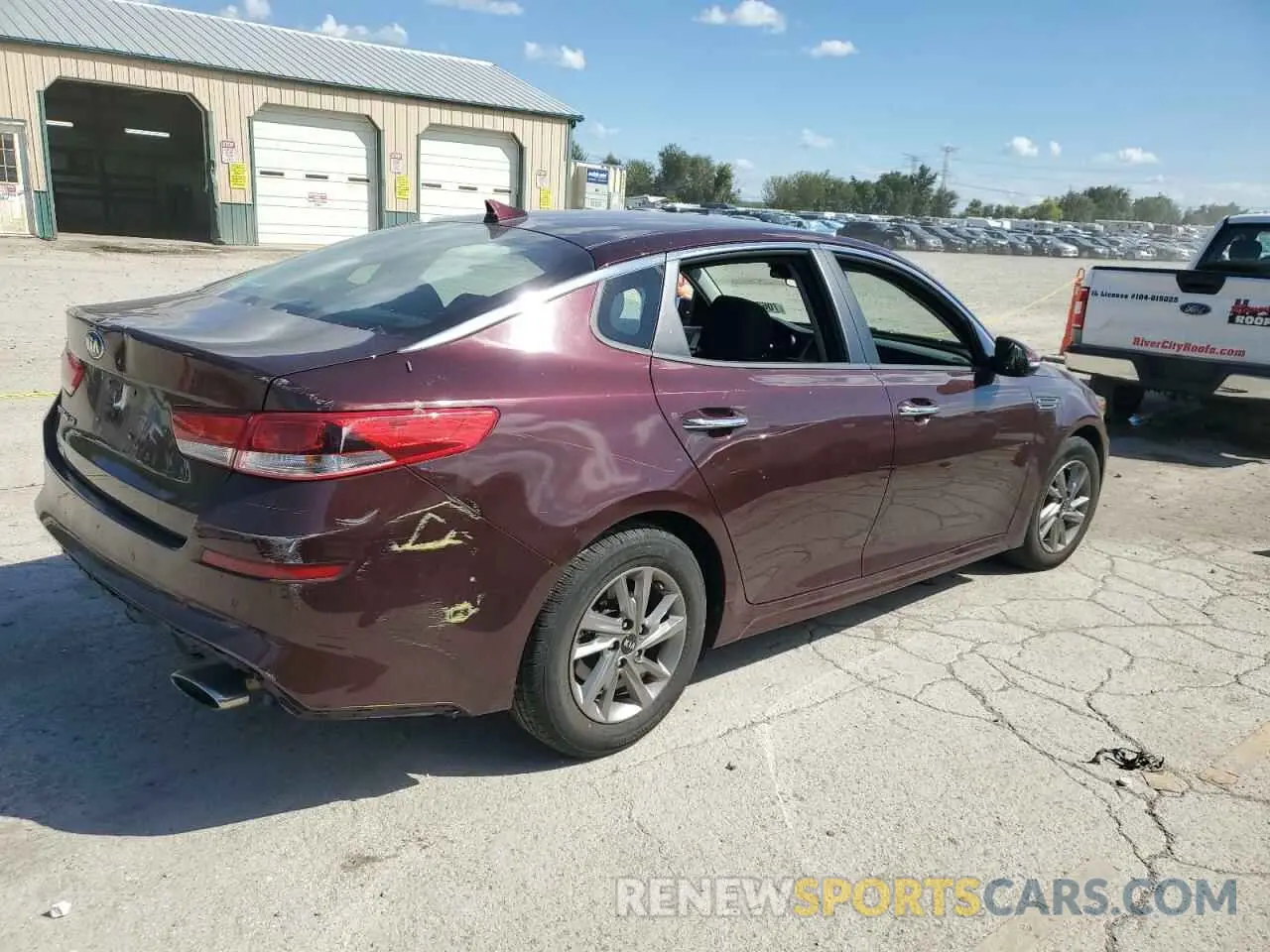 3 Photograph of a damaged car 5XXGT4L38KG294896 KIA OPTIMA 2019
