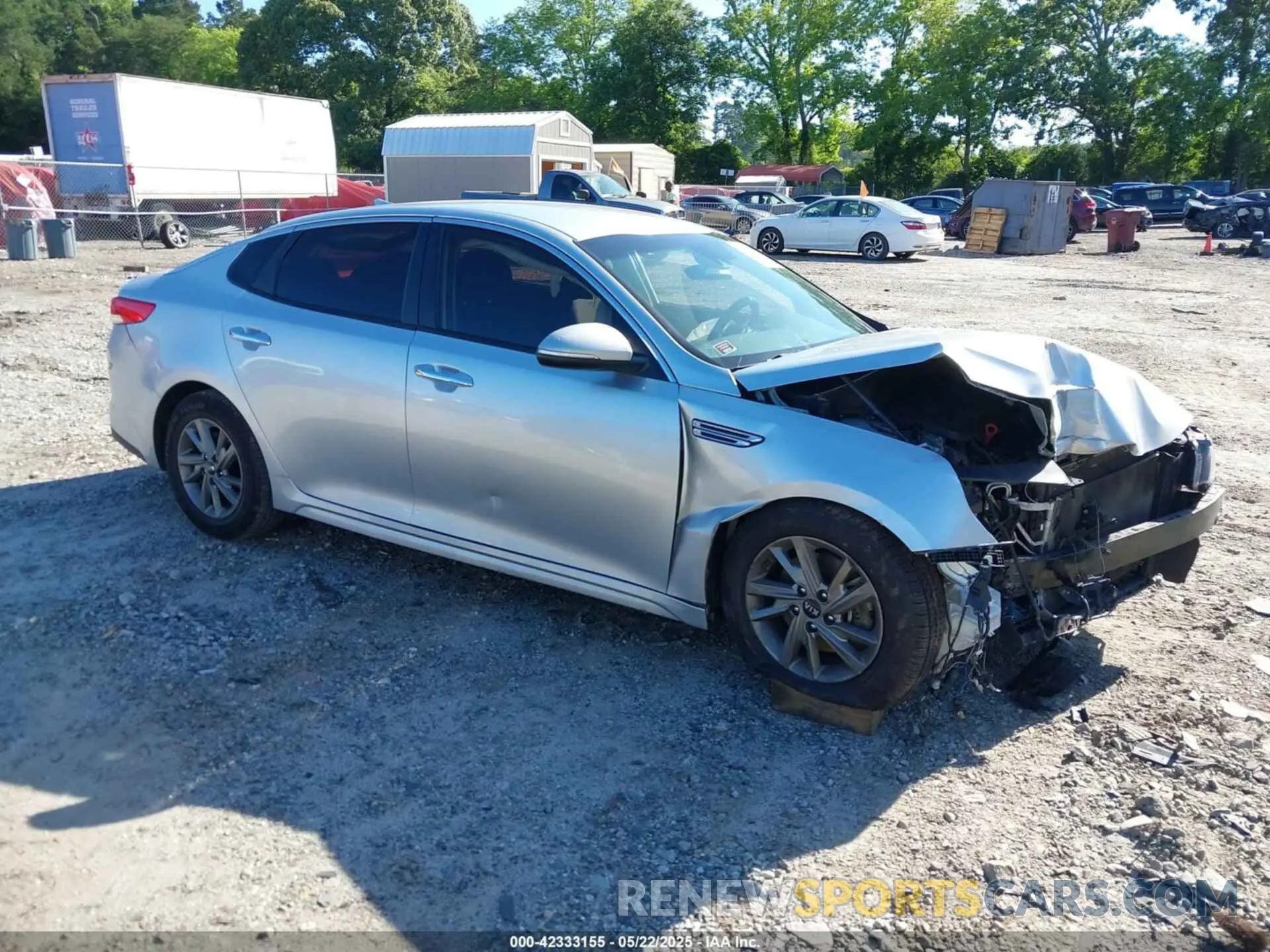 1 Photograph of a damaged car 5XXGT4L38KG320784 KIA OPTIMA 2019
