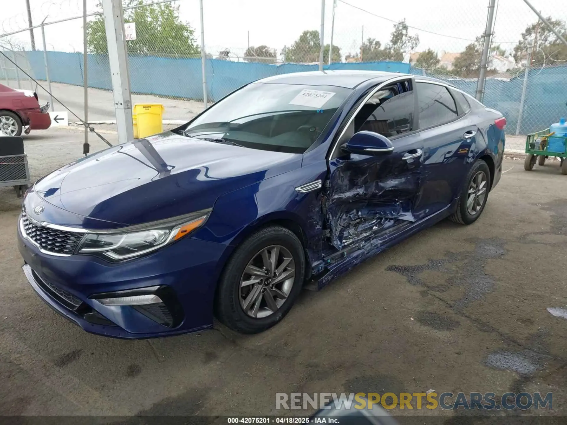 2 Photograph of a damaged car 5XXGT4L38KG321546 KIA OPTIMA 2019