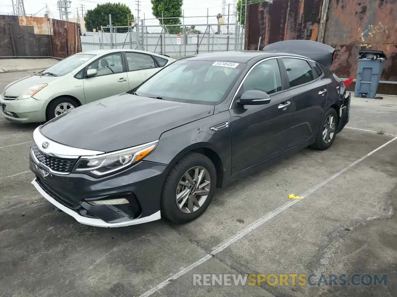 1 Photograph of a damaged car 5XXGT4L38KG327847 KIA OPTIMA 2019