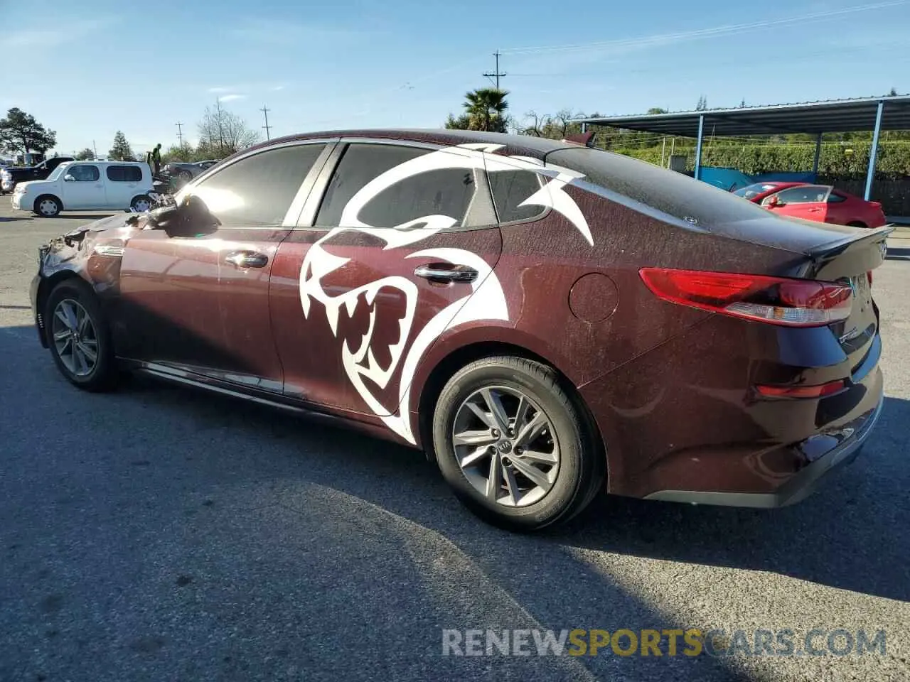 2 Photograph of a damaged car 5XXGT4L38KG333602 KIA OPTIMA 2019