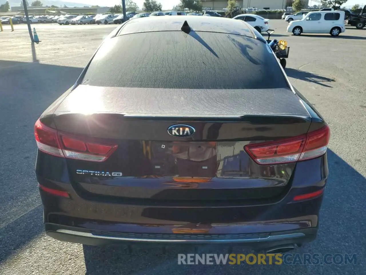 6 Photograph of a damaged car 5XXGT4L38KG333602 KIA OPTIMA 2019