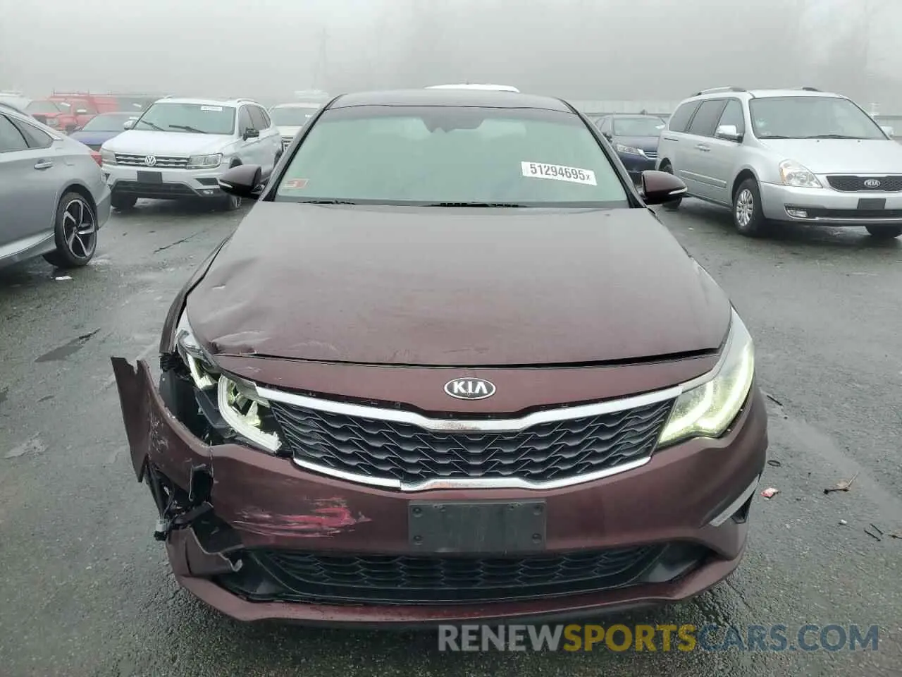 5 Photograph of a damaged car 5XXGT4L38KG359682 KIA OPTIMA 2019