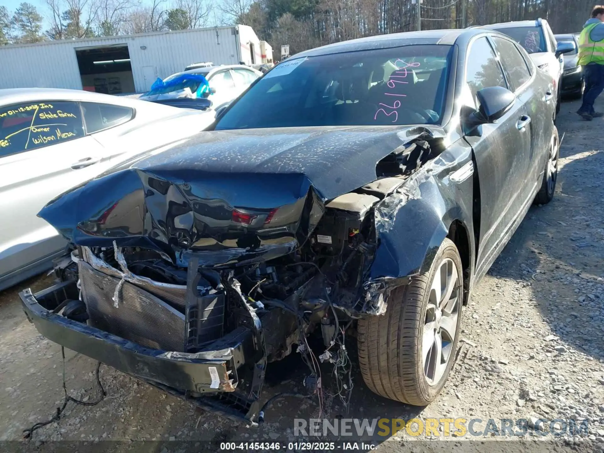 2 Photograph of a damaged car 5XXGT4L38KG361948 KIA OPTIMA 2019