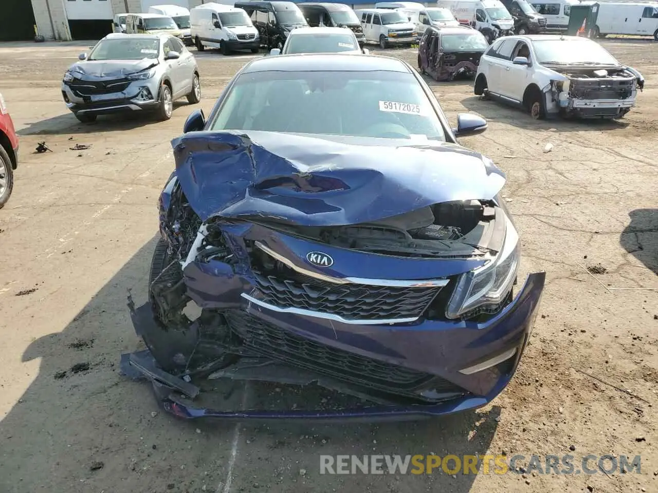 5 Photograph of a damaged car 5XXGT4L38KG365093 KIA OPTIMA 2019