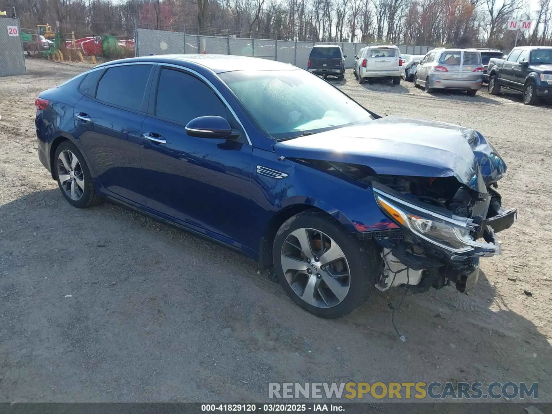 1 Photograph of a damaged car 5XXGT4L38KG365515 KIA OPTIMA 2019