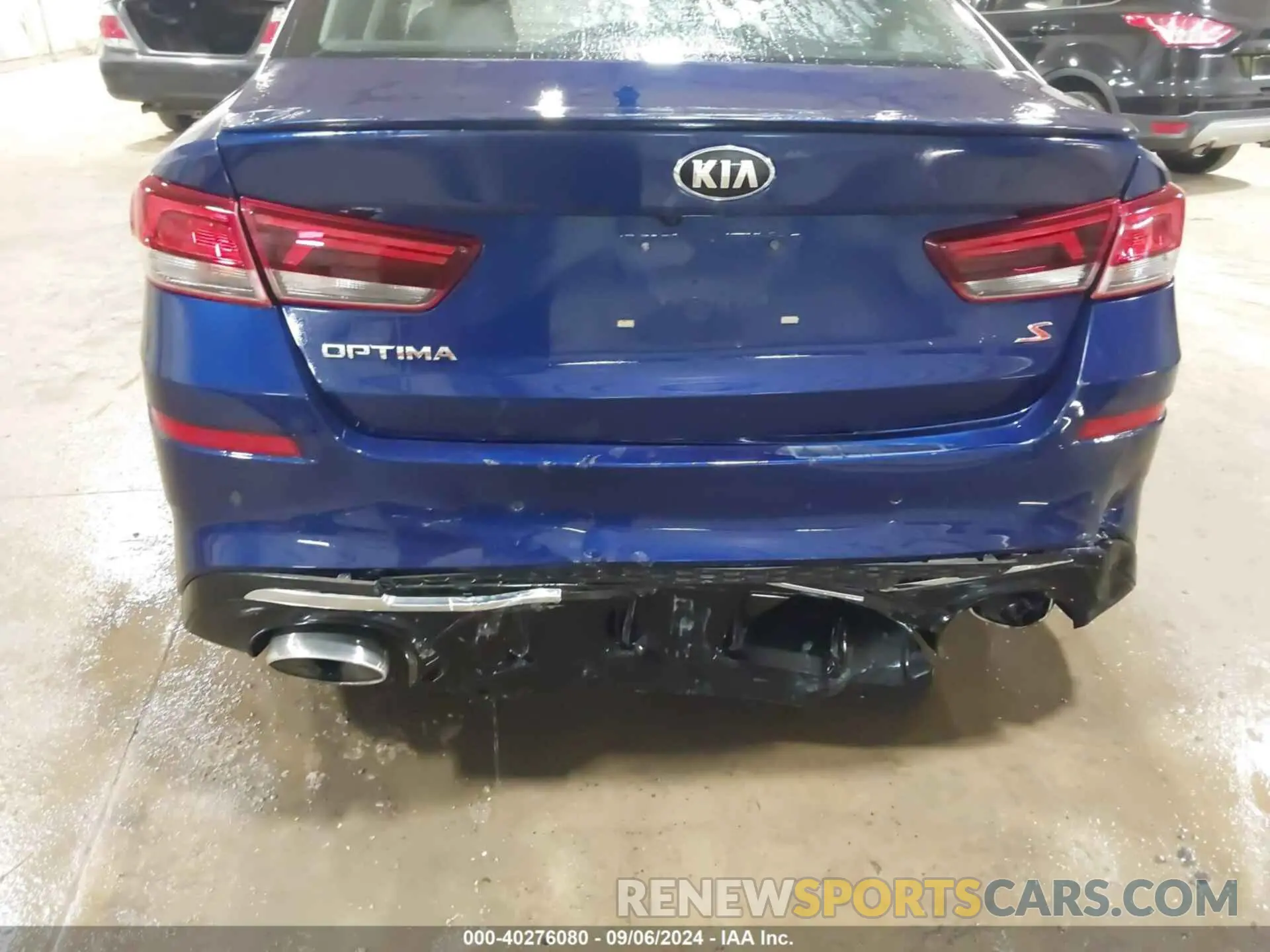 6 Photograph of a damaged car 5XXGT4L38KG368205 KIA OPTIMA 2019