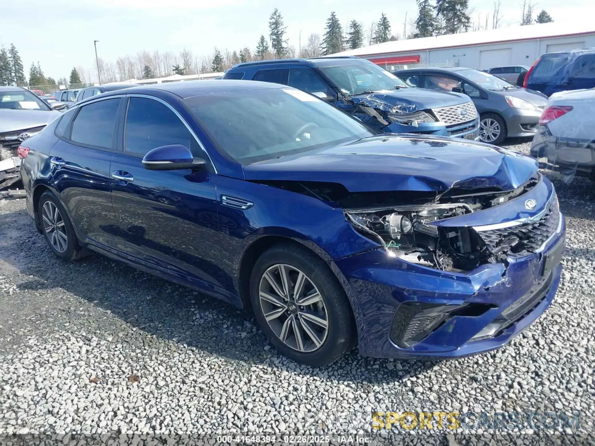 1 Photograph of a damaged car 5XXGT4L38KG372240 KIA OPTIMA 2019