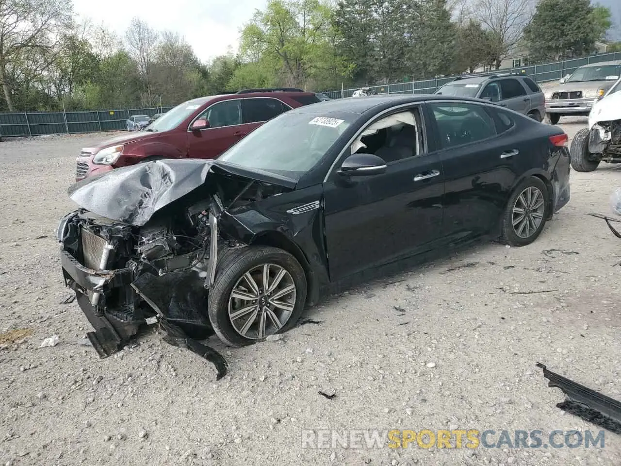 1 Photograph of a damaged car 5XXGT4L38KG373467 KIA OPTIMA 2019