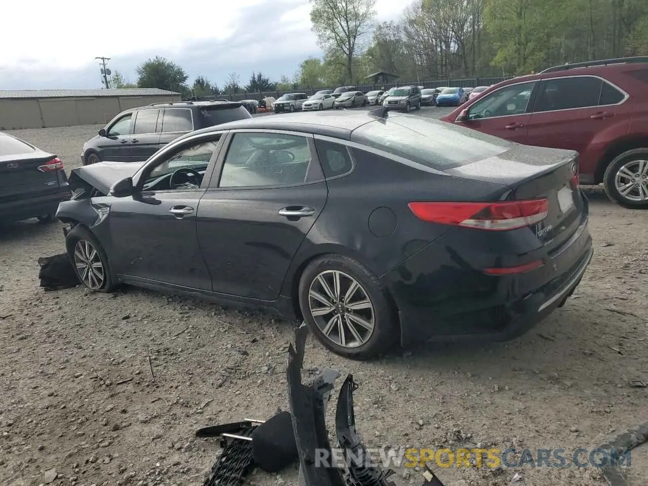 2 Photograph of a damaged car 5XXGT4L38KG373467 KIA OPTIMA 2019