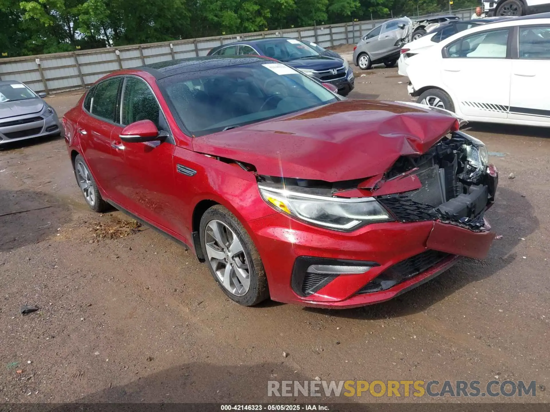 1 Photograph of a damaged car 5XXGT4L38KG375686 KIA OPTIMA 2019