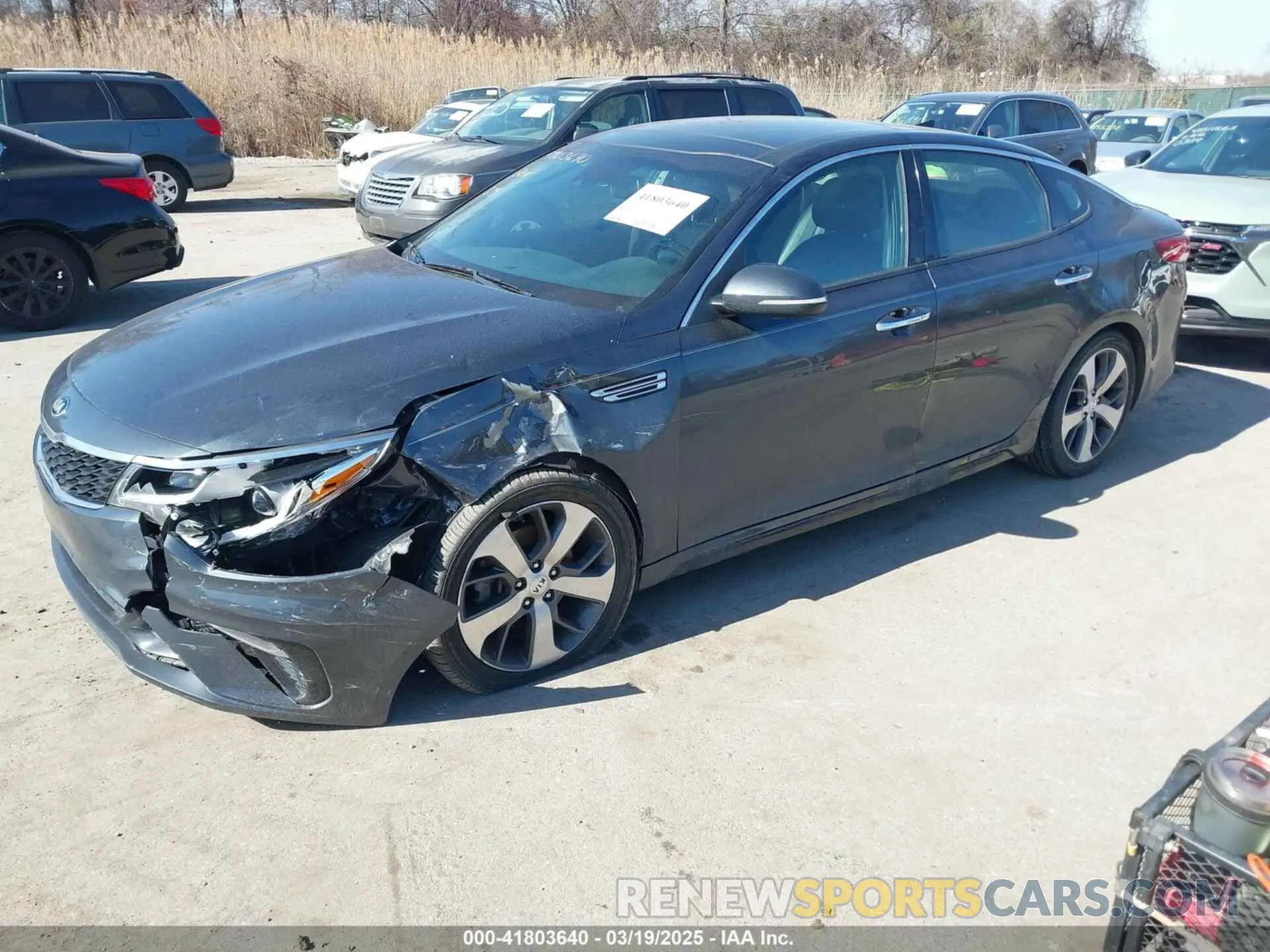2 Photograph of a damaged car 5XXGT4L38KG376191 KIA OPTIMA 2019
