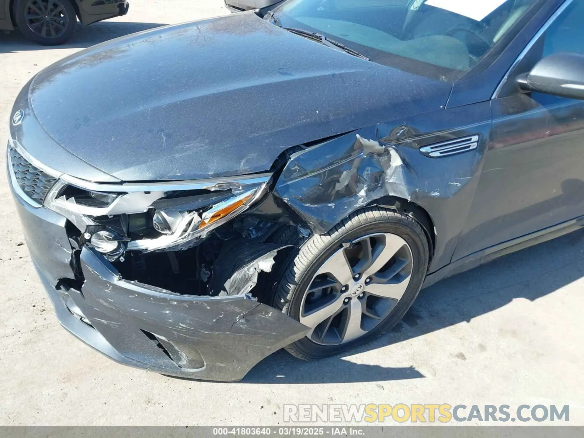 6 Photograph of a damaged car 5XXGT4L38KG376191 KIA OPTIMA 2019