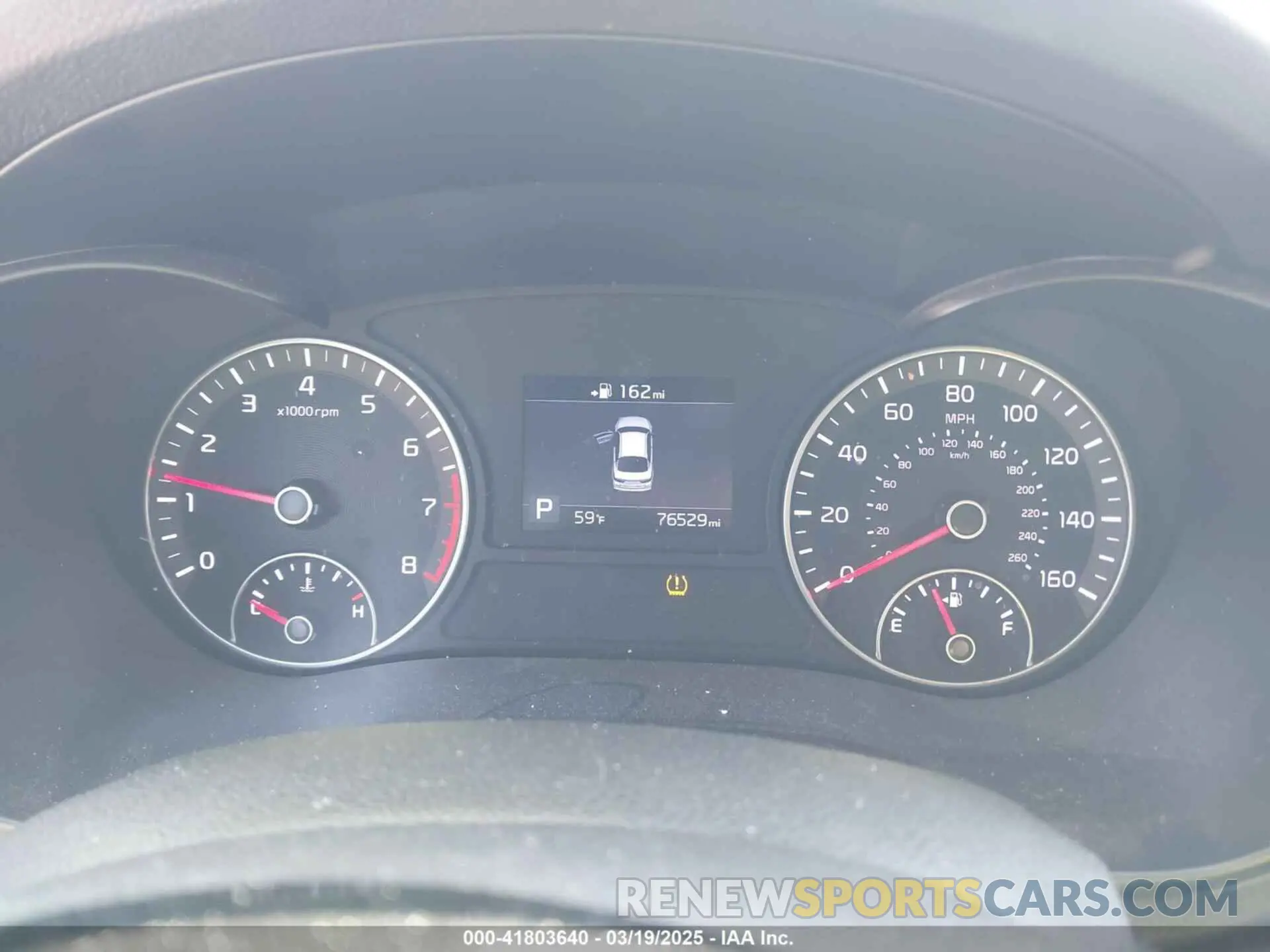 7 Photograph of a damaged car 5XXGT4L38KG376191 KIA OPTIMA 2019