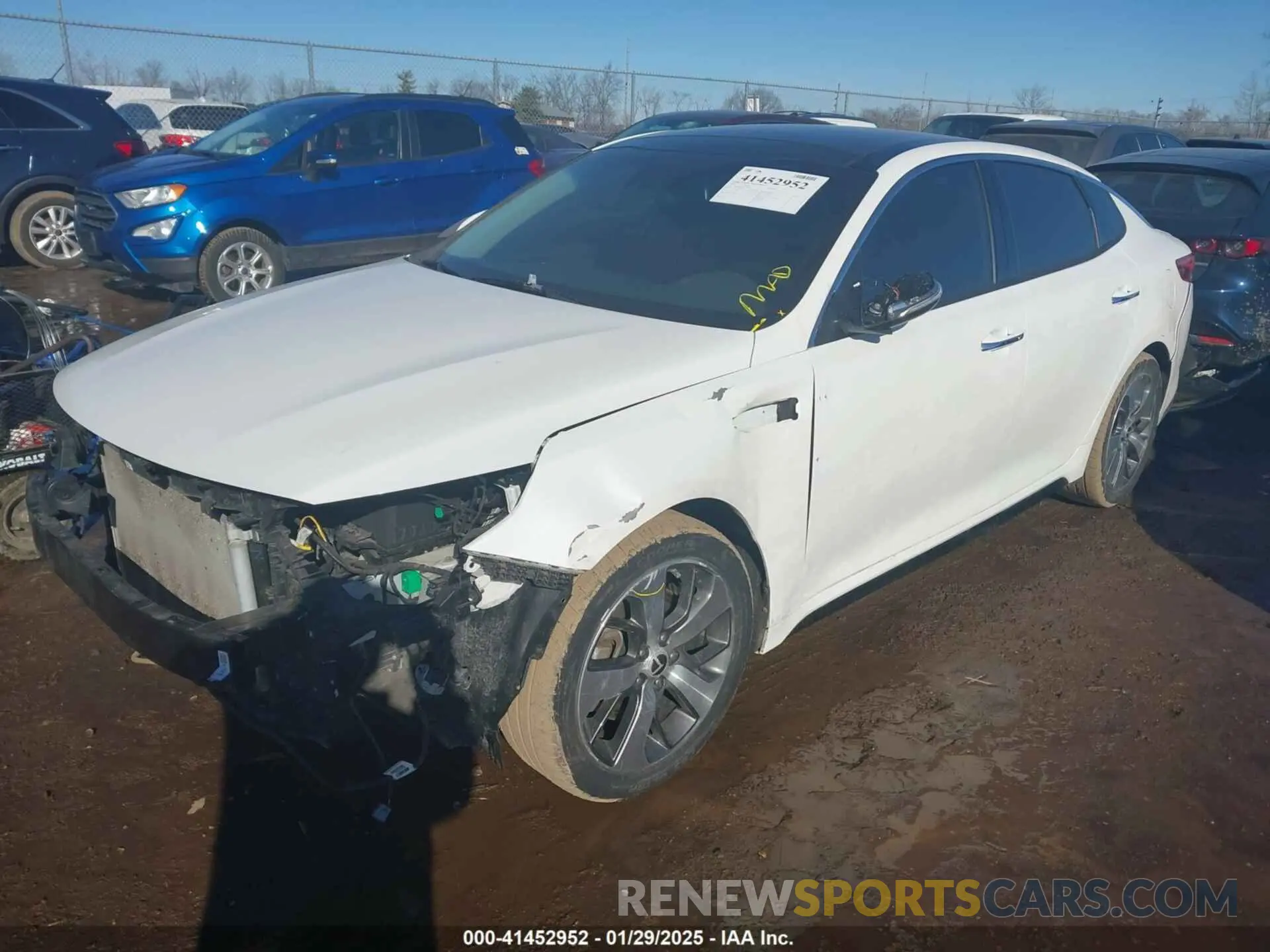 2 Photograph of a damaged car 5XXGT4L39KG295166 KIA OPTIMA 2019