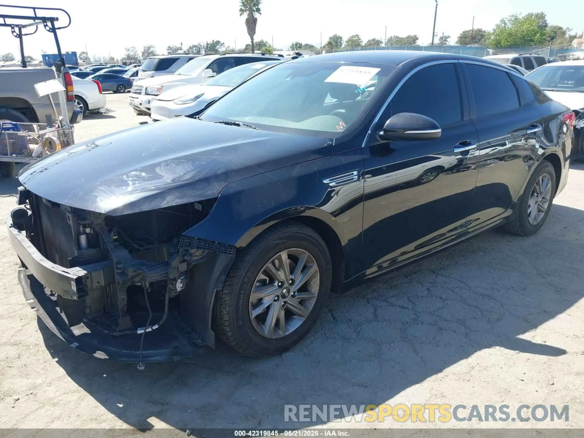 2 Photograph of a damaged car 5XXGT4L39KG324374 KIA OPTIMA 2019