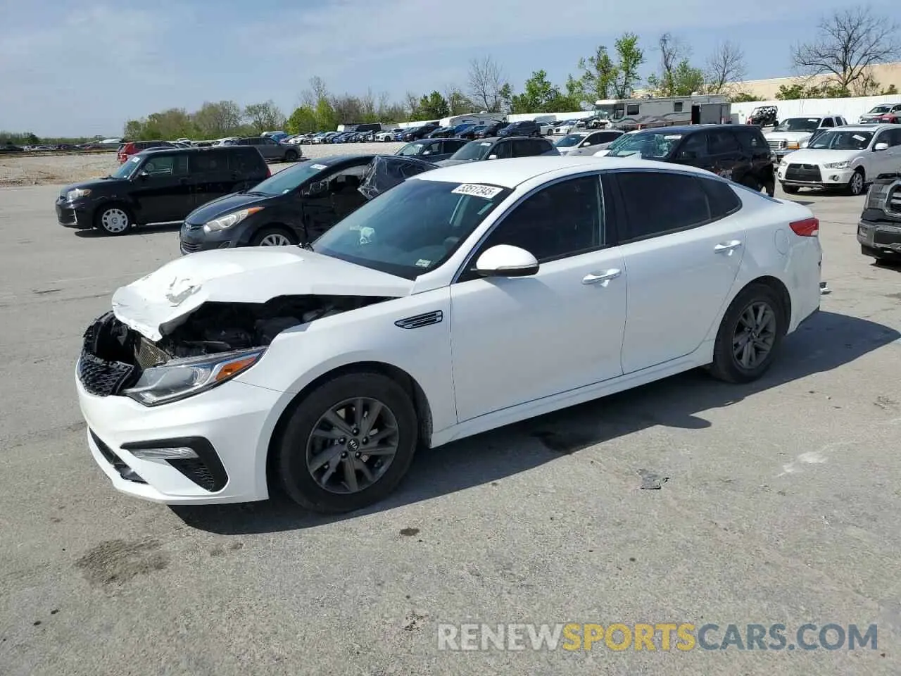 1 Photograph of a damaged car 5XXGT4L39KG330661 KIA OPTIMA 2019