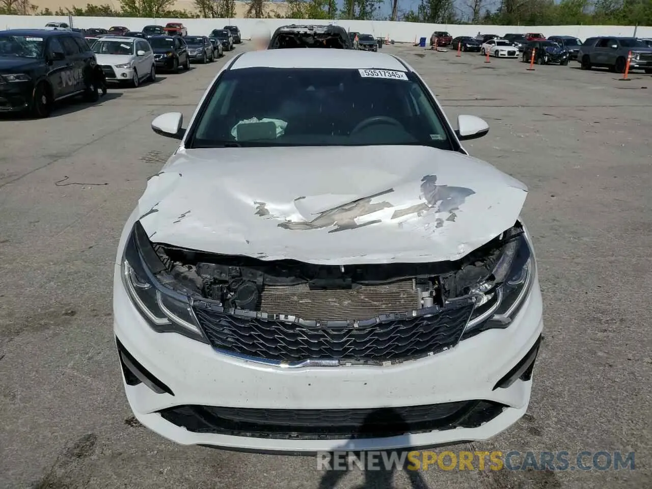 5 Photograph of a damaged car 5XXGT4L39KG330661 KIA OPTIMA 2019
