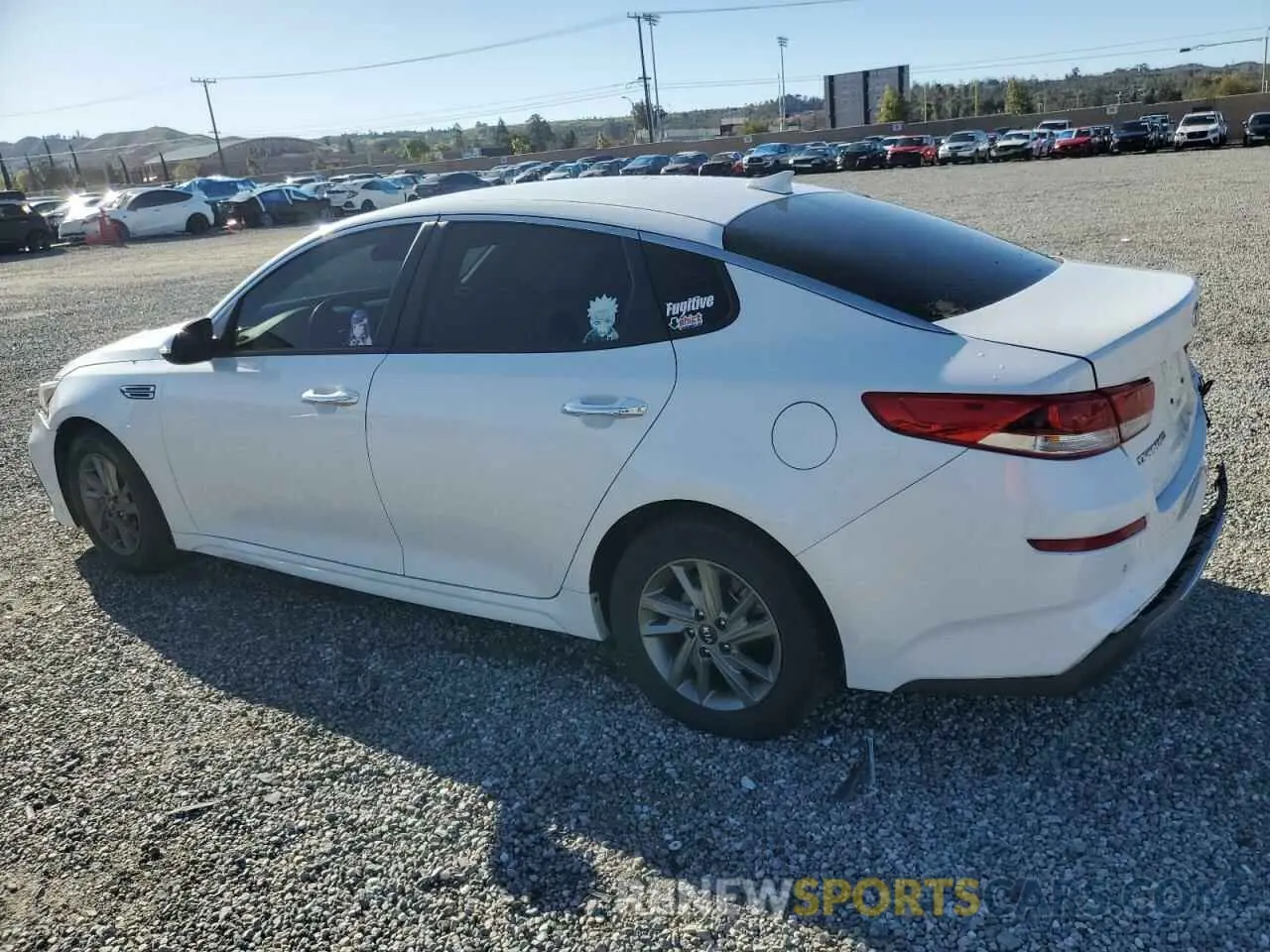 2 Photograph of a damaged car 5XXGT4L39KG333687 KIA OPTIMA 2019