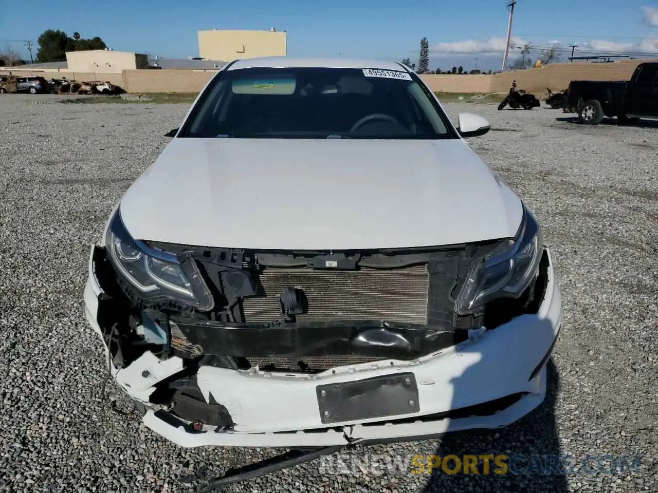 5 Photograph of a damaged car 5XXGT4L39KG333687 KIA OPTIMA 2019