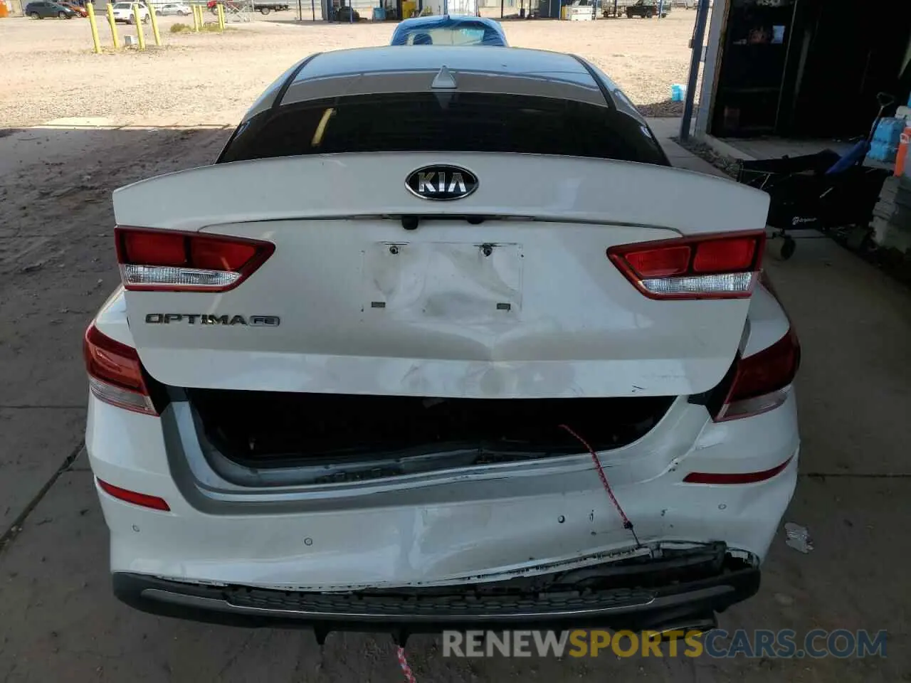 6 Photograph of a damaged car 5XXGT4L39KG336198 KIA OPTIMA 2019