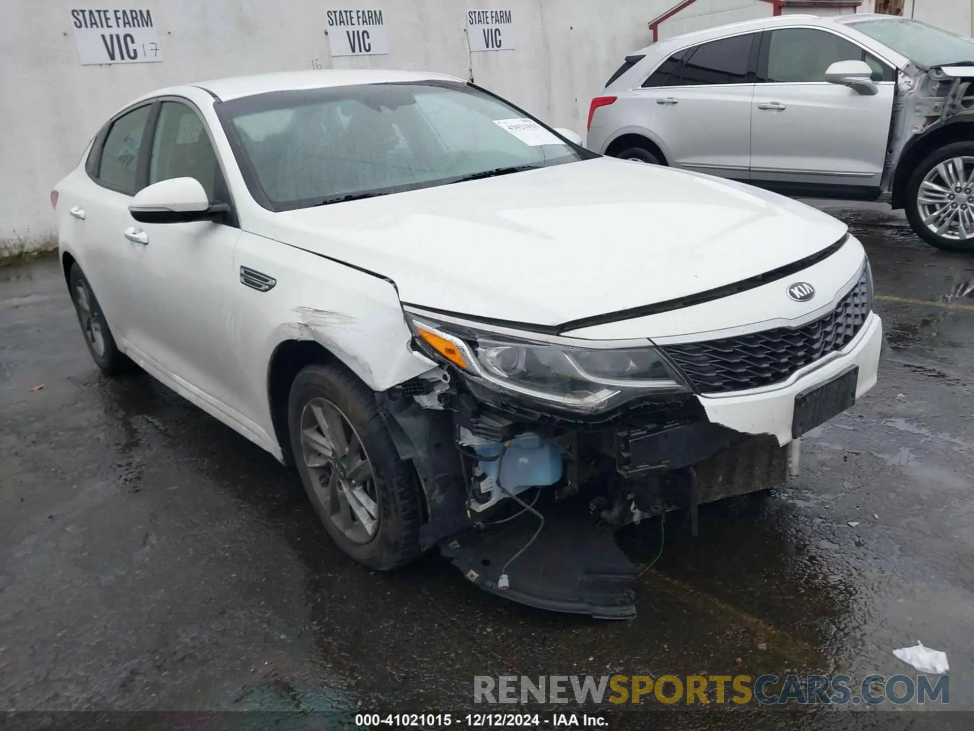 1 Photograph of a damaged car 5XXGT4L39KG336749 KIA OPTIMA 2019