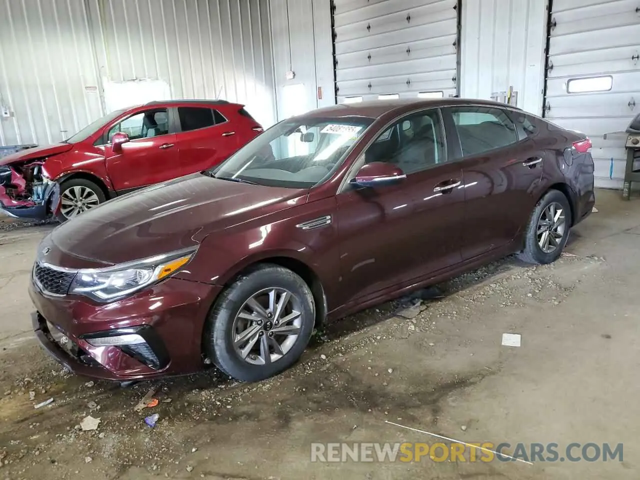 1 Photograph of a damaged car 5XXGT4L39KG338873 KIA OPTIMA 2019