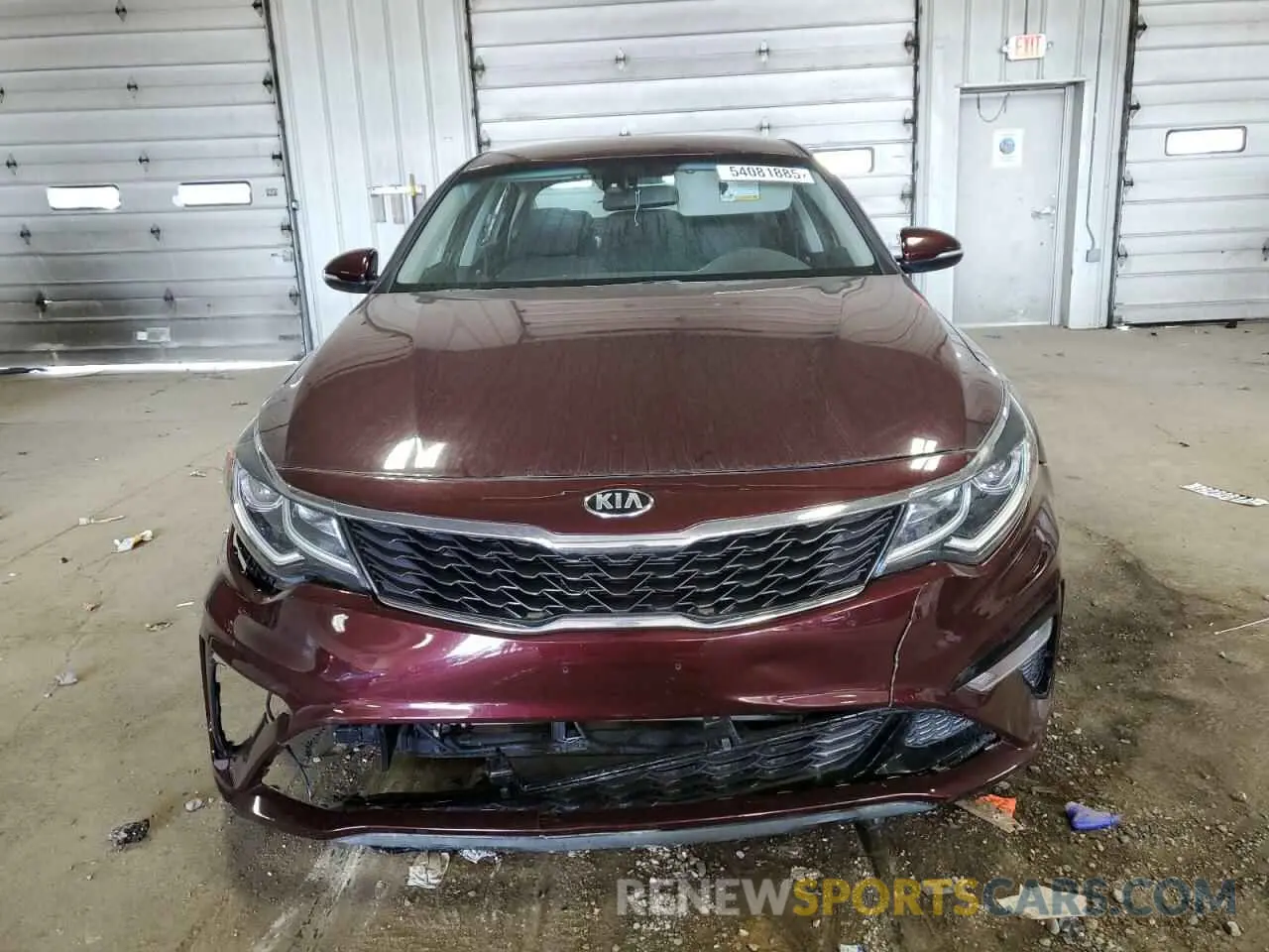 5 Photograph of a damaged car 5XXGT4L39KG338873 KIA OPTIMA 2019