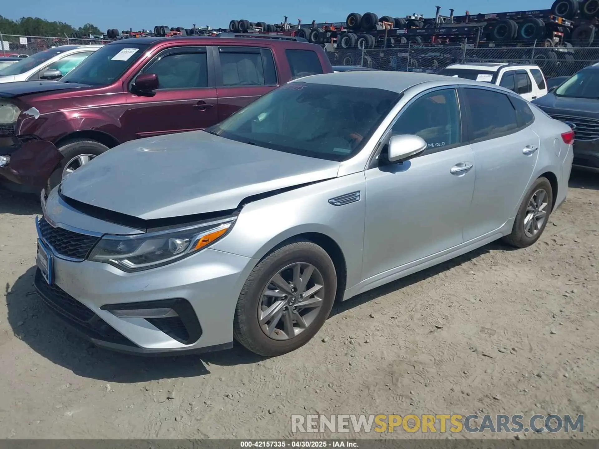 2 Photograph of a damaged car 5XXGT4L39KG340865 KIA OPTIMA 2019