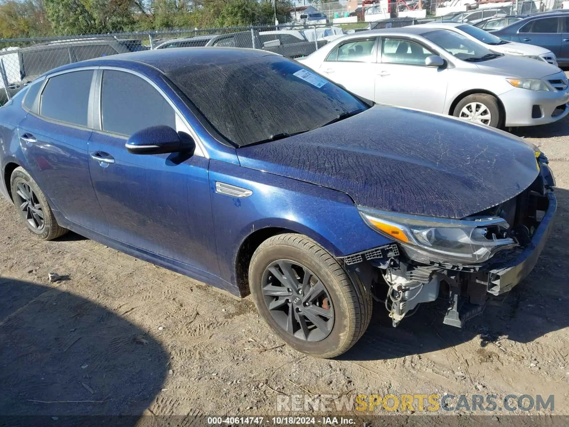 1 Photograph of a damaged car 5XXGT4L39KG347024 KIA OPTIMA 2019