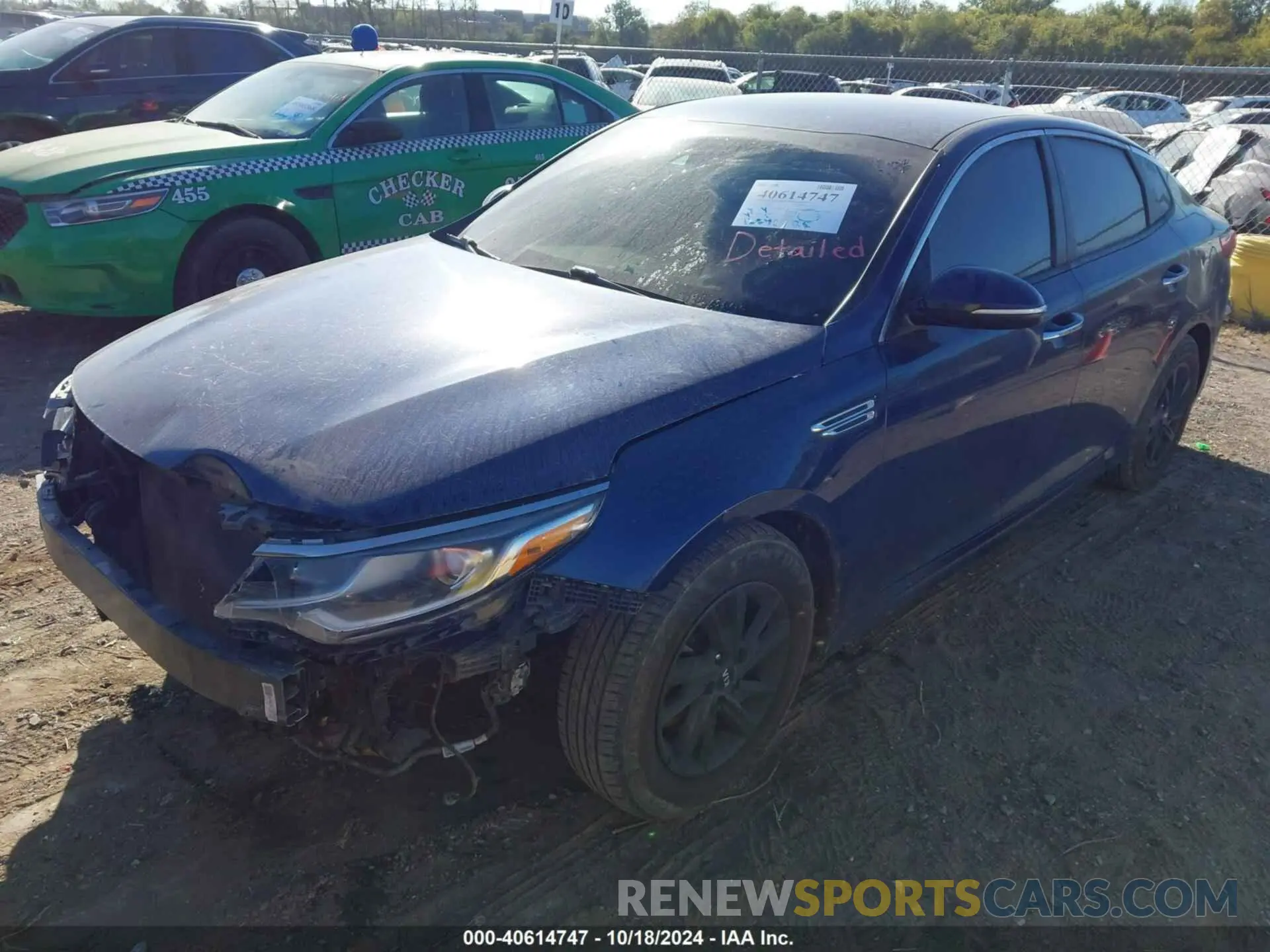 2 Photograph of a damaged car 5XXGT4L39KG347024 KIA OPTIMA 2019