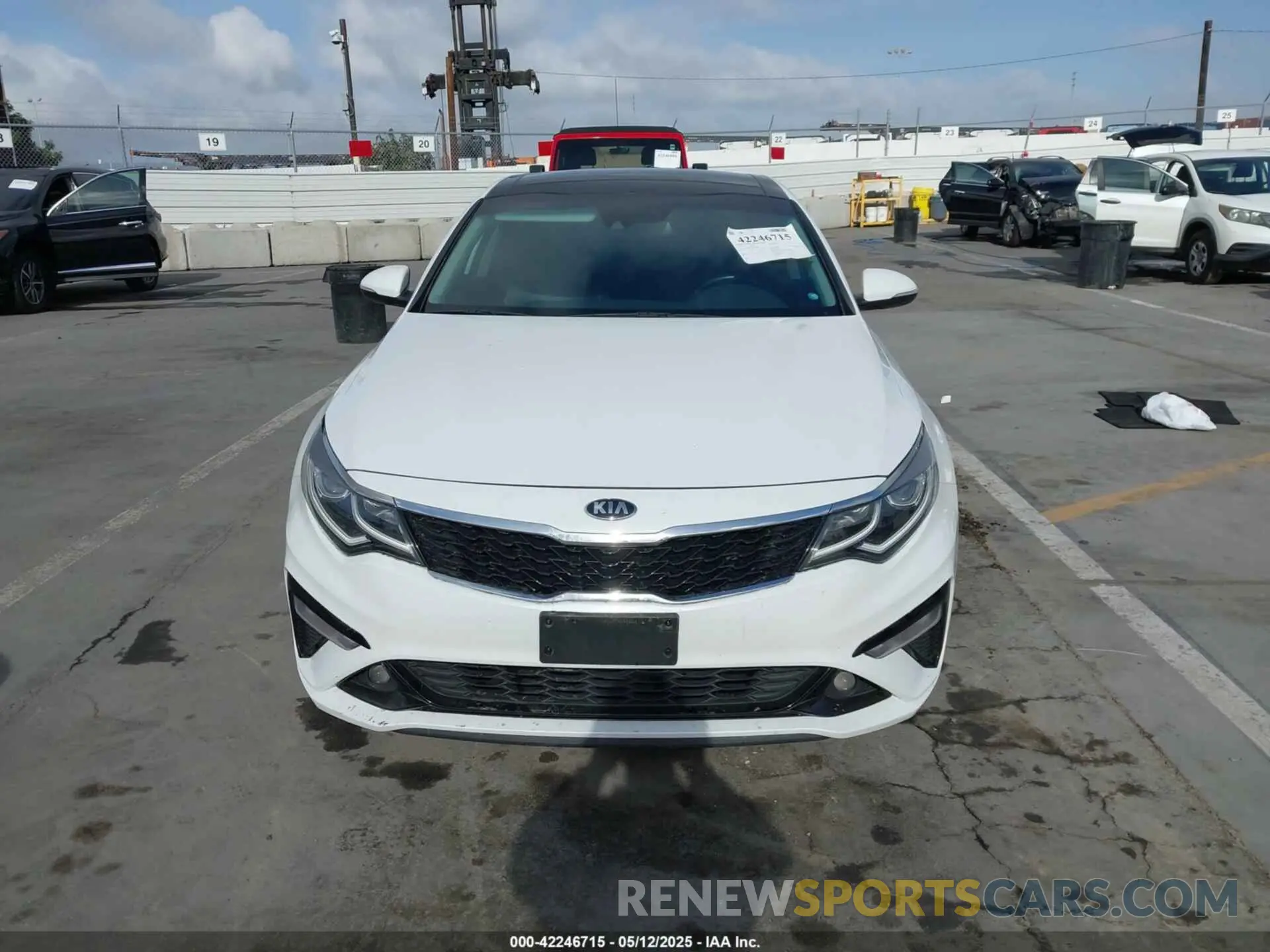 12 Photograph of a damaged car 5XXGT4L39KG363899 KIA OPTIMA 2019