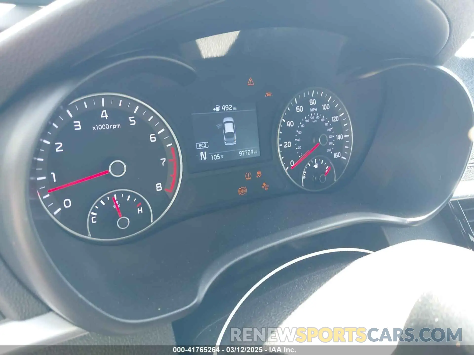 7 Photograph of a damaged car 5XXGT4L39KG374935 KIA OPTIMA 2019