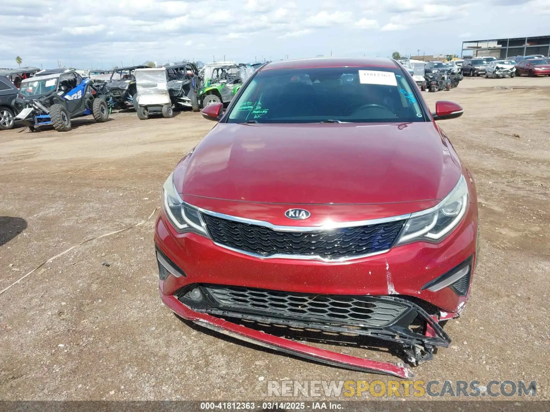 12 Photograph of a damaged car 5XXGT4L3XKG282801 KIA OPTIMA 2019