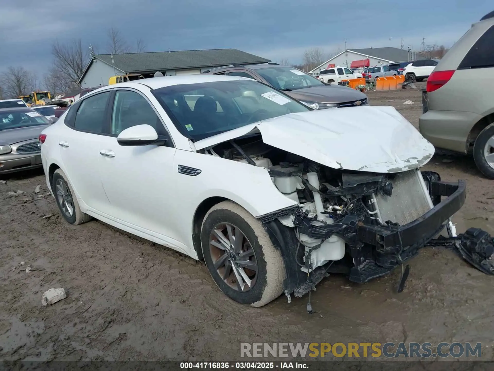 1 Photograph of a damaged car 5XXGT4L3XKG307020 KIA OPTIMA 2019